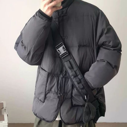 Button Stand Collar Jacket N0474