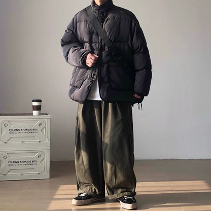 Button Stand Collar Jacket N0474