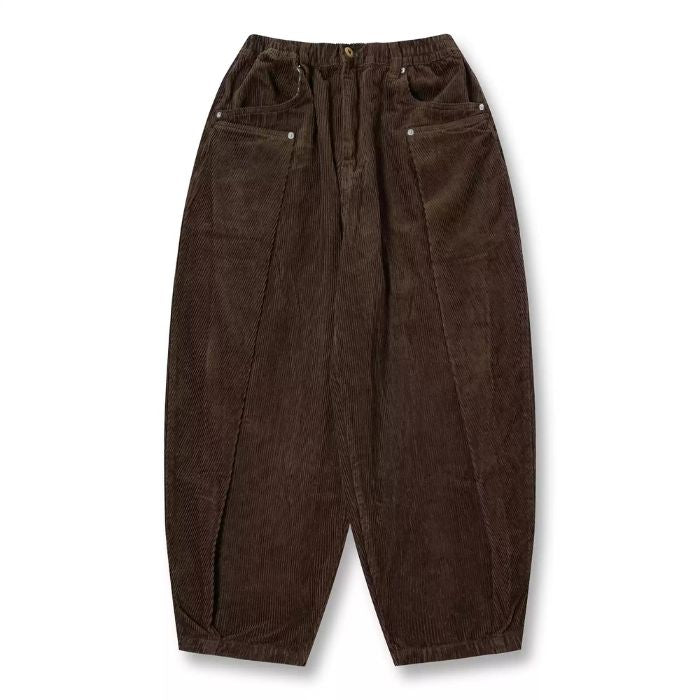 Drape Loose Corduroy Pants N0476