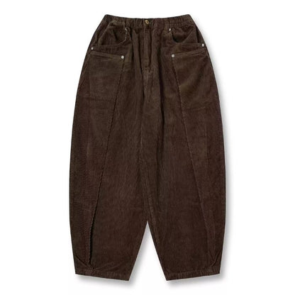 Drape Loose Corduroy Pants N0476