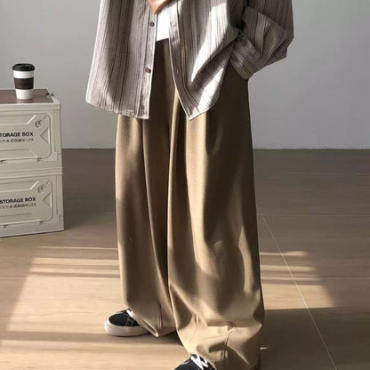 Straight Loose Drape Pants N0479