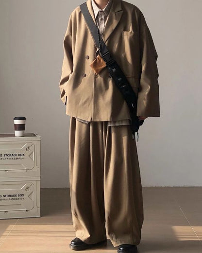 Straight Loose Drape Pants N0479