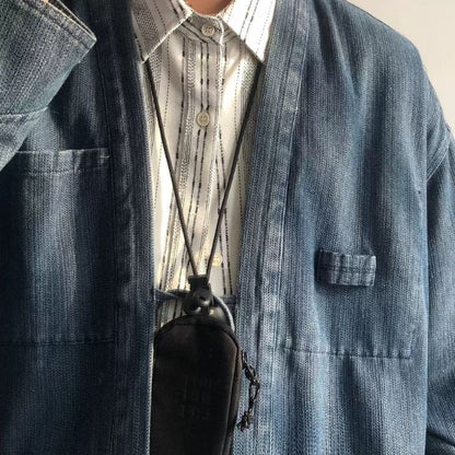 Denim Robe Style Jacket N0485