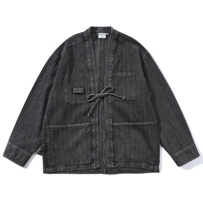 Denim Robe Style Jacket N0485