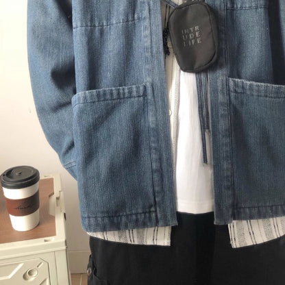 Denim Robe Style Jacket N0485