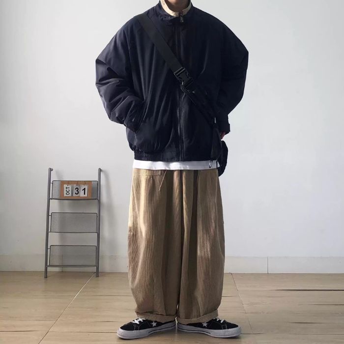 Loose Stand Collar Jacket N0493