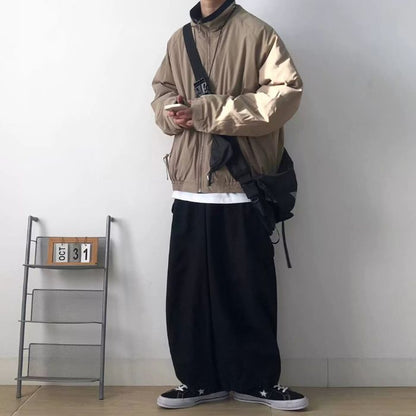 Loose Stand Collar Jacket N0493