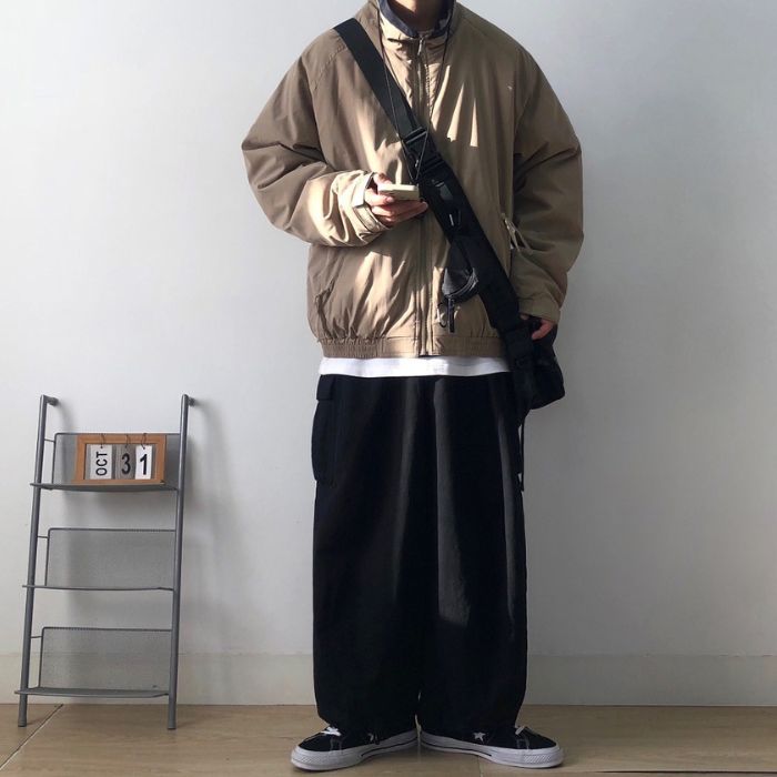 Loose Stand Collar Jacket N0493