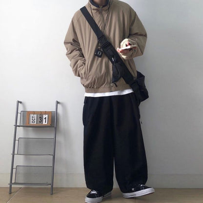 Loose Stand Collar Jacket N0493