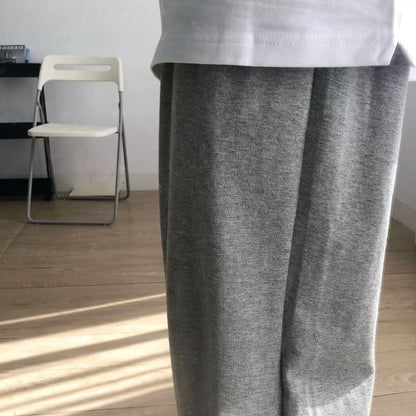 Loose Straight Wide-leg Sweatpants N0488