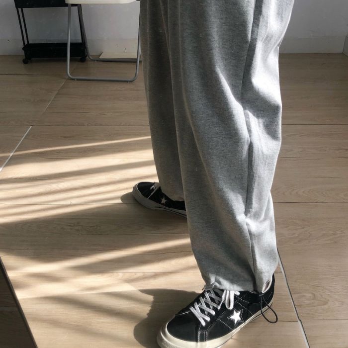 Loose Straight Wide-leg Sweatpants N0488