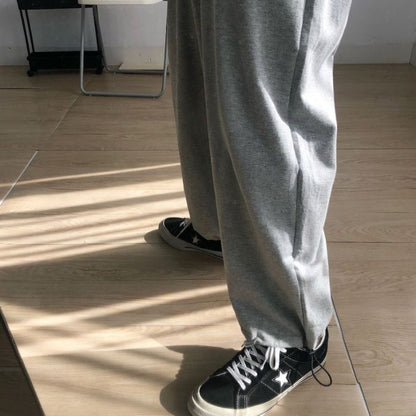 Loose Straight Wide-leg Sweatpants N0488