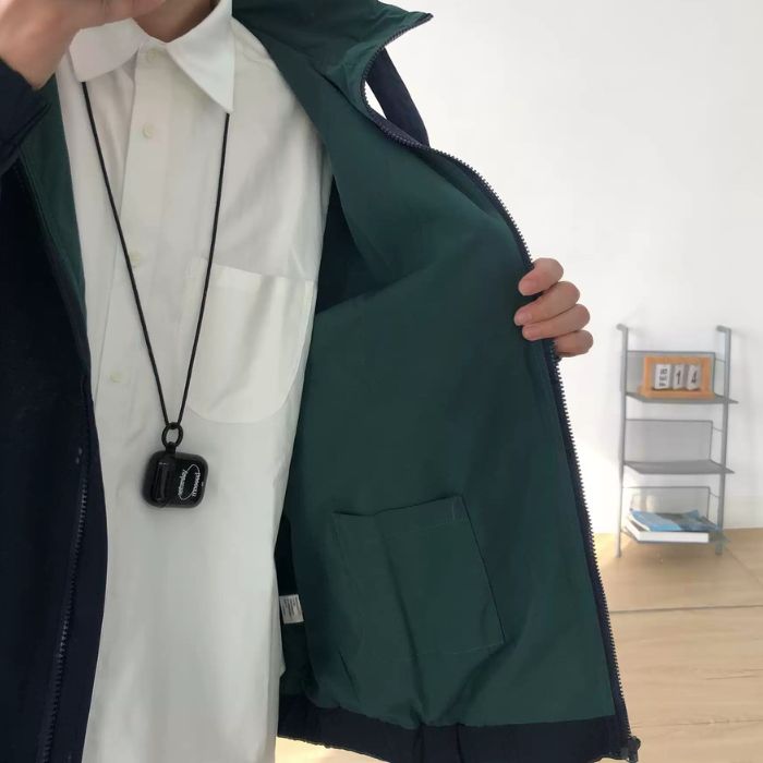 Stand-up Collar Casual Loose Jacket N0495