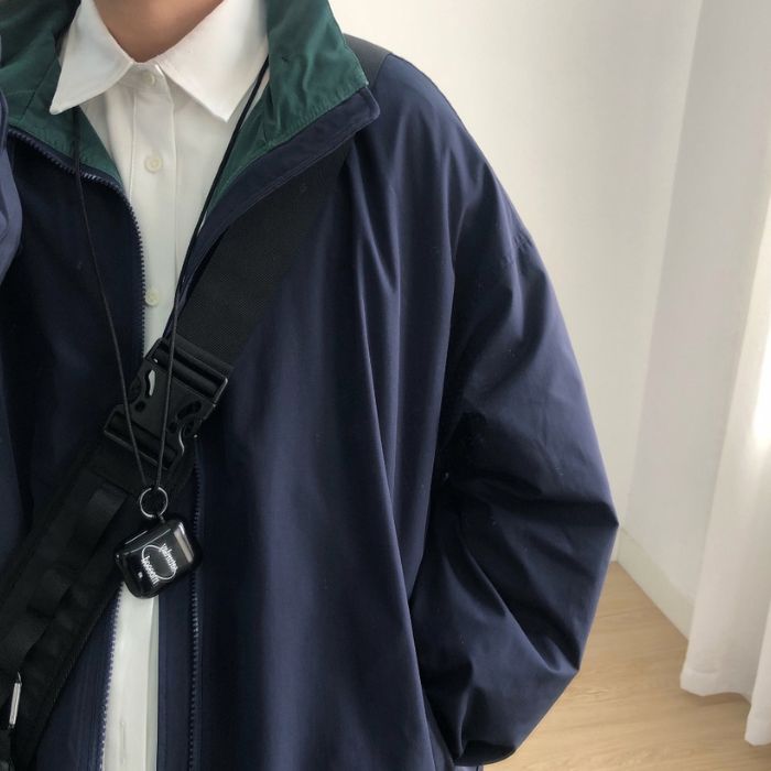 Stand-up Collar Casual Loose Jacket N0495