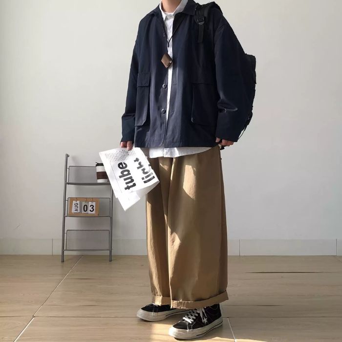 Solid Color Casual Loose Jacket N0496