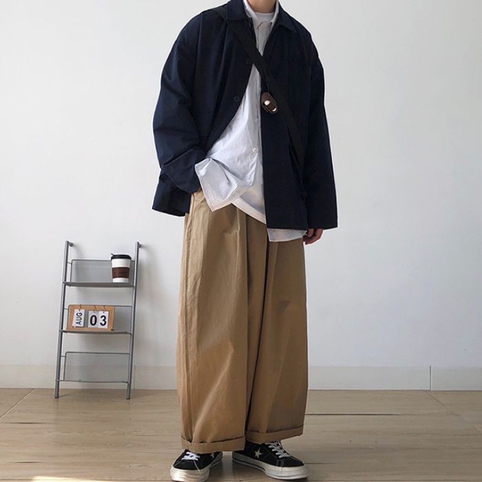 Solid Color Casual Loose Jacket N0496