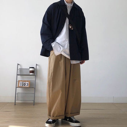 Solid Color Casual Loose Jacket N0496