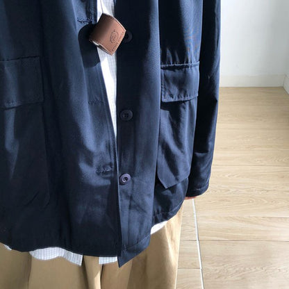 Solid Color Casual Loose Jacket N0496