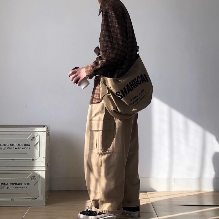 Casual Loose Plaid Shirt N0502