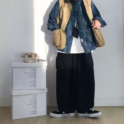 Denim Loose Long Sleeve Shirt N0506