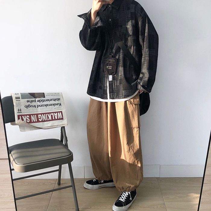 Denim Loose Long Sleeve Shirt N0506