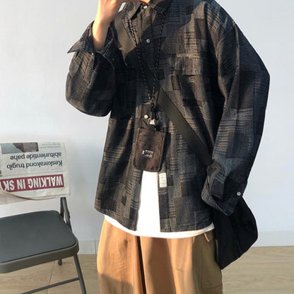 Denim Loose Long Sleeve Shirt N0506