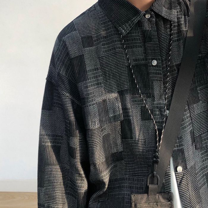 Denim Loose Long Sleeve Shirt N0506