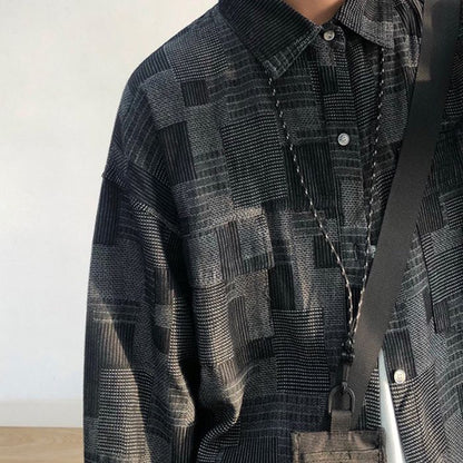 Denim Loose Long Sleeve Shirt N0506