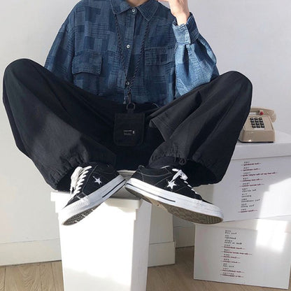 Denim Loose Long Sleeve Shirt N0506