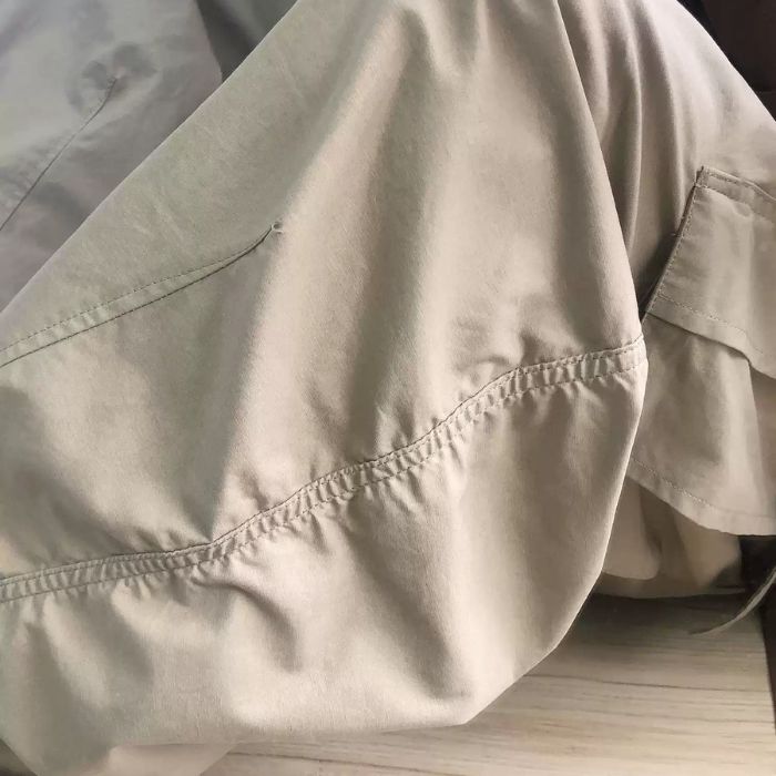 Cuffed Casual Wide Leg Long Pants N0521