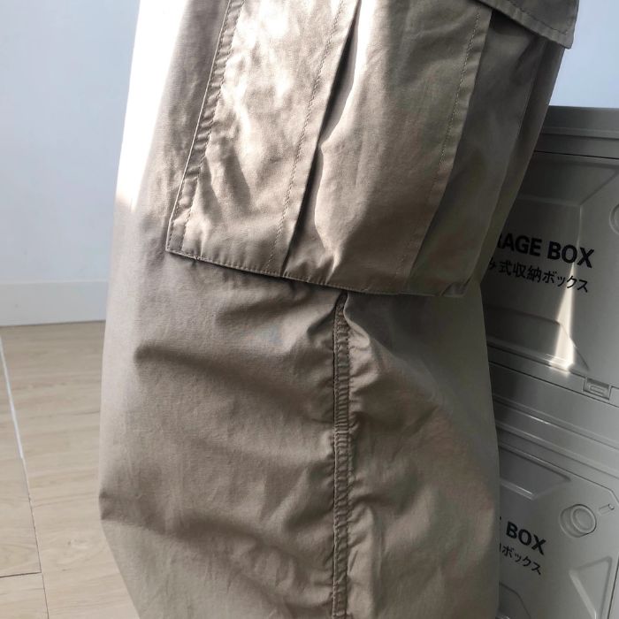 Cuffed Casual Wide Leg Long Pants N0521