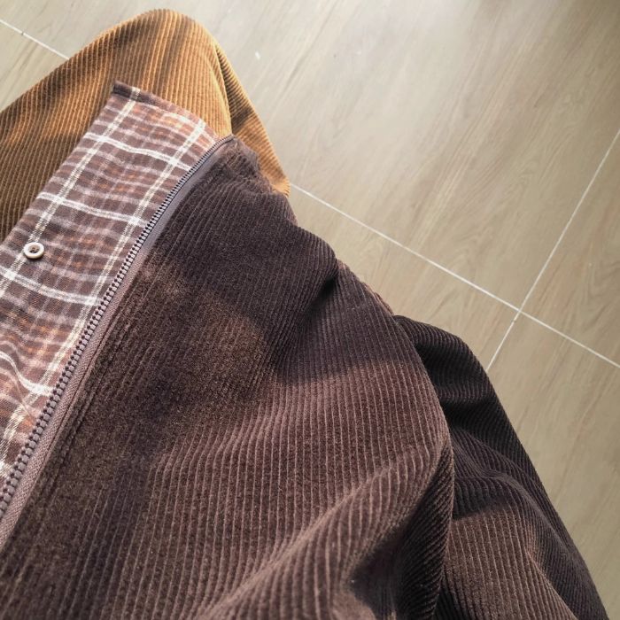 Lapel Loose Corduroy Jacket N0522