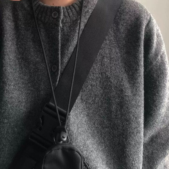 Round Neck Loose Knitted Sweater N0523