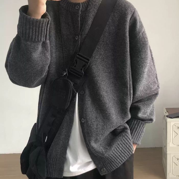 Round Neck Loose Knitted Sweater N0523