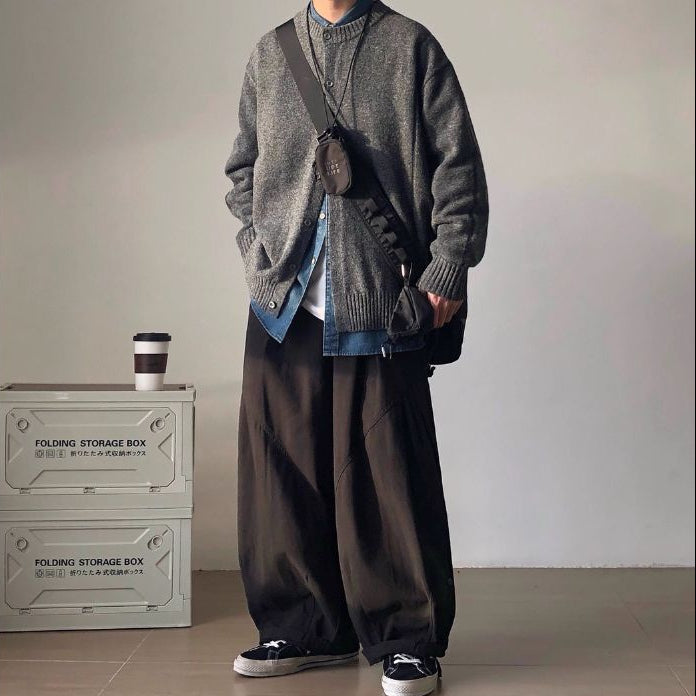 Round Neck Loose Knitted Sweater N0523