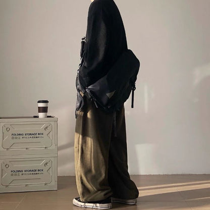 Round Neck Loose Knitted Sweater N0523