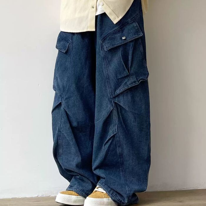 Loose Wide-leg Straight Pants N0524