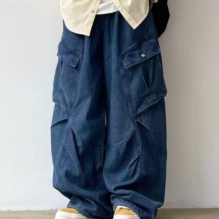 Loose Wide-leg Straight Pants N0524