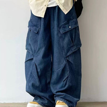 Loose Wide-leg Straight Pants N0524