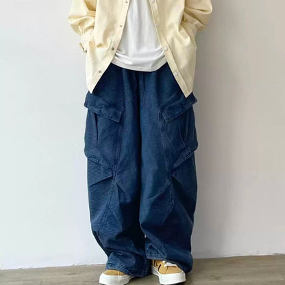 Loose Wide-leg Straight Pants N0524