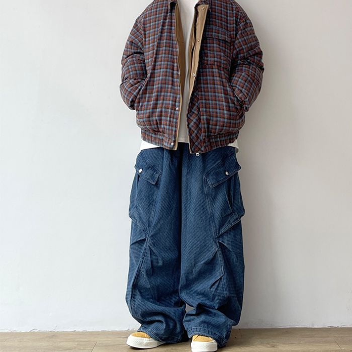 Loose Wide-leg Straight Pants N0524