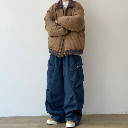 Loose Wide-leg Straight Pants N0524