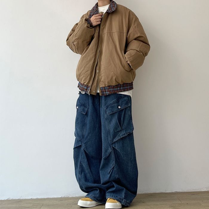 Loose Wide-leg Straight Pants N0524