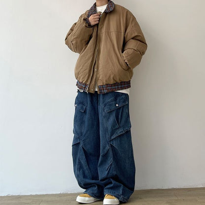 Loose Wide-leg Straight Pants N0524