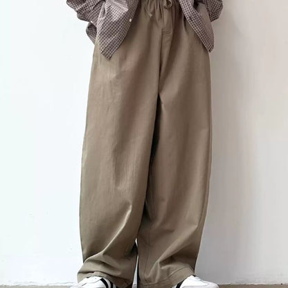 Wide-leg Straight Casual Pants N0525