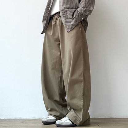 Wide-leg Straight Casual Pants N0525