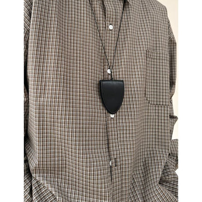 Loose Plaid Long-sleeved Shirt N0527