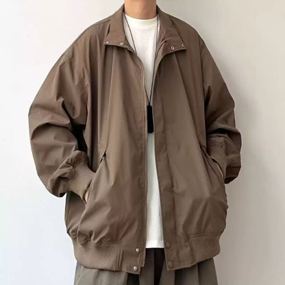 Simple Stand-up Collar Jacket N0529