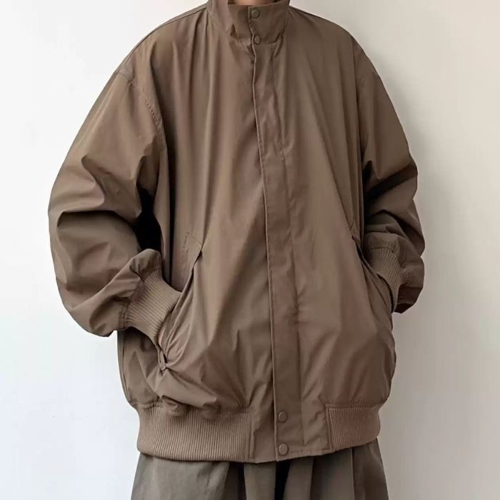 Simple Stand-up Collar Jacket N0529