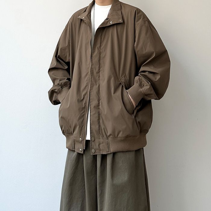 Simple Stand-up Collar Jacket N0529